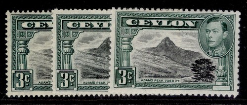 Ceylon gvi sg387b 387c - sg387b, +