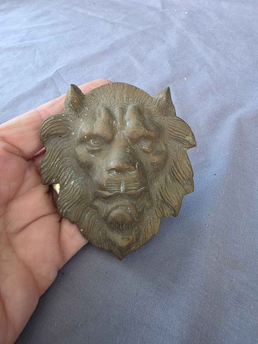 Large lion head belt - 3d,