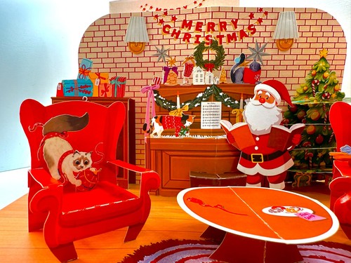 Singing santa merry christmas - singing,