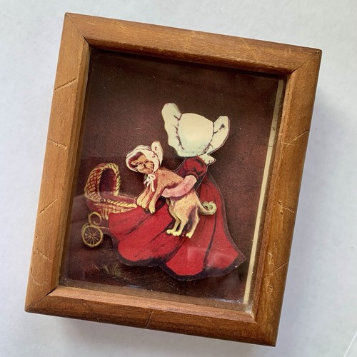 1976 vintage shadow box - 1976,