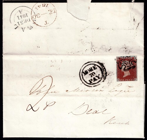 1841 red plate - red, 4m