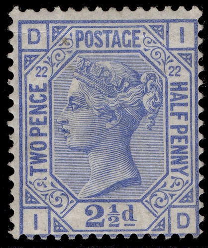 Sg157 d blue - 2½d,