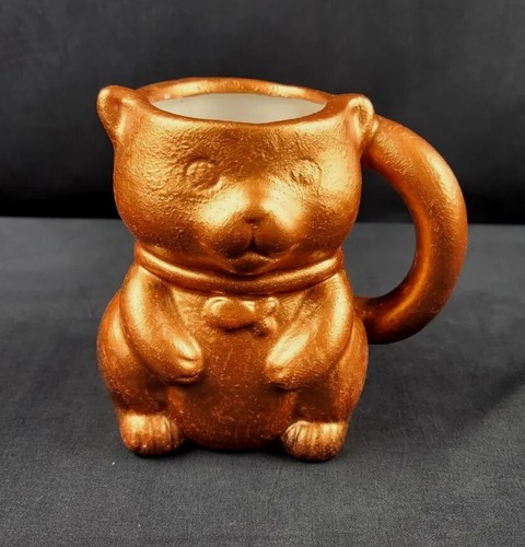 Vintage cat coffee mug - 3d,