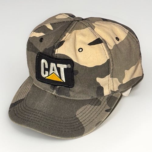 Vintage cat camp hat d10 - cat,