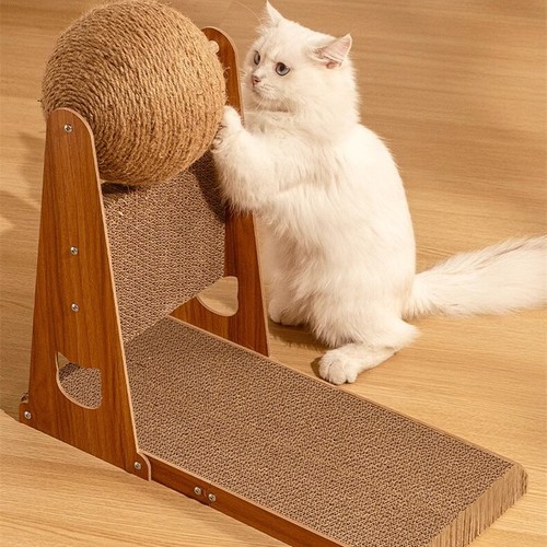 Cat scratching ball board - scratching,