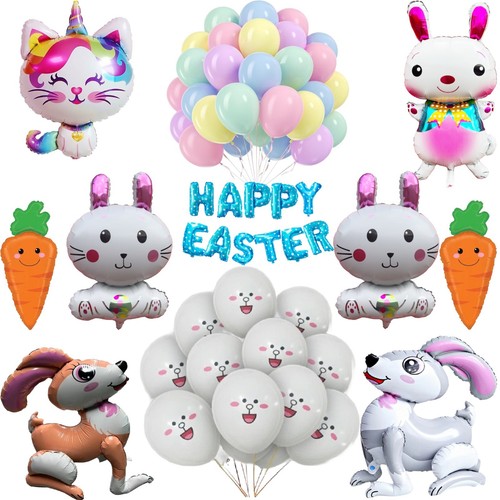 Easter balloons party decor - easter,