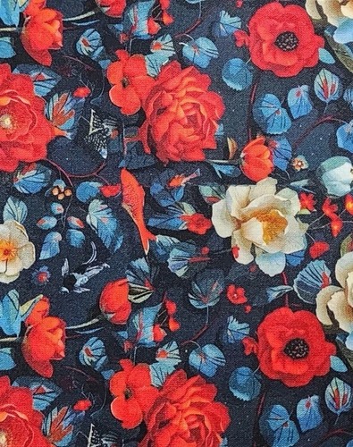 Floral rose print - rose, multi