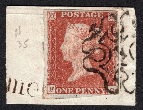 Sg8 1d penny - red, 4