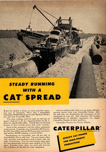 1953 caterpillar d13000 engine - d13000,