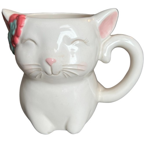 Ceramic cat mug - ceramic,