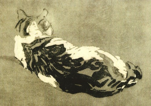 Postcard lowes luard - lowes, cat