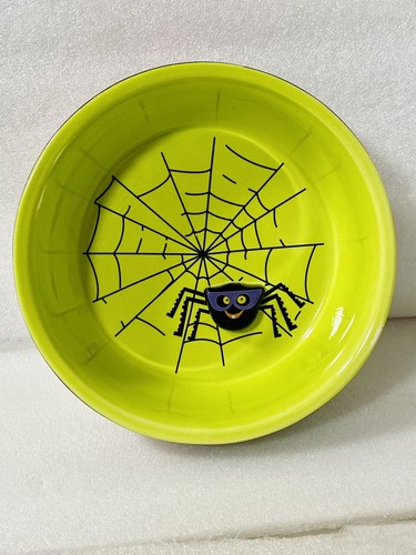 Halloween ceramic spider web - halloween,