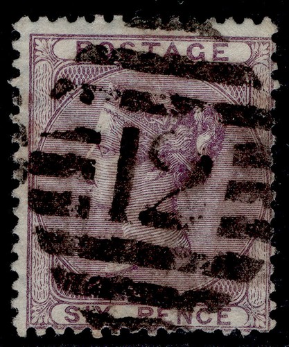Sg70a scarce 6d pale - qv,