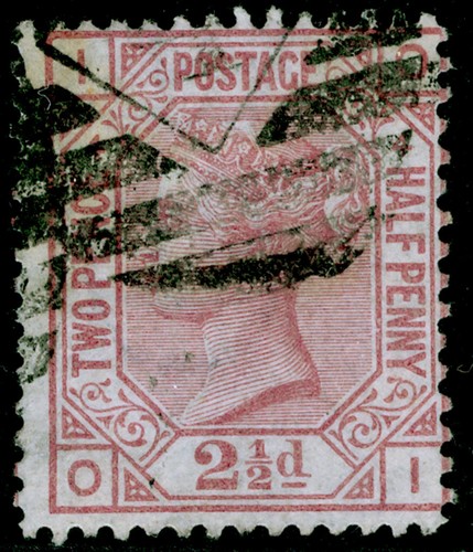 Sg141 rosy mauve plate - 2½d,