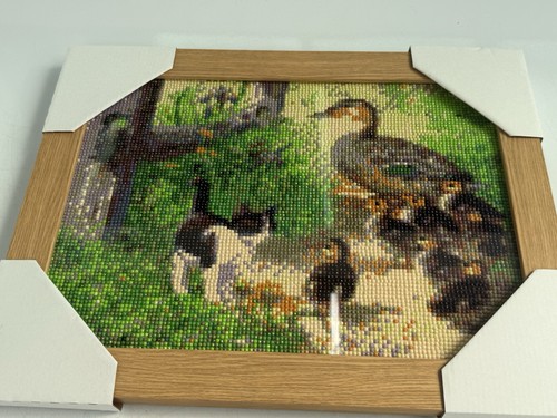 Vintage ducks and cat beaded - and,