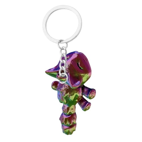Printed cat keyring - printed,