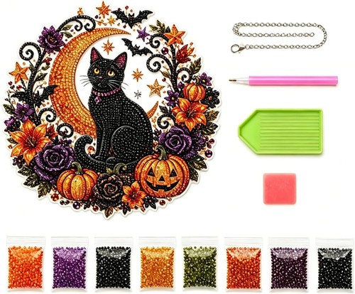 Halloween black cat - halloween,