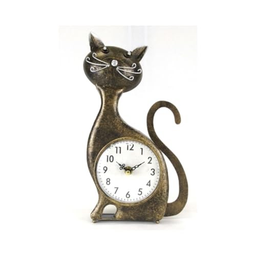 Keystone cat desk clock - cat,