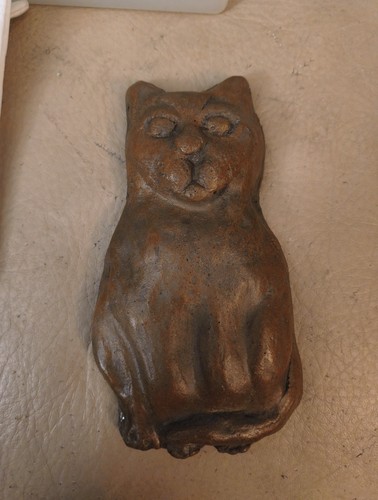 Vintage folk art plaster - plaster, 3d