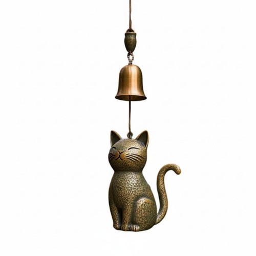 Cat wind chime with bell - chime,