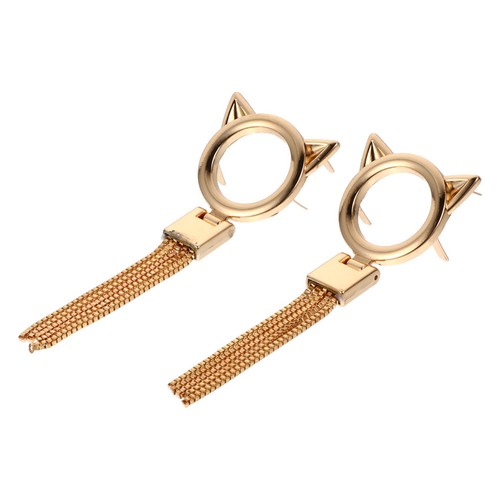 2pcs cat head design buttons - cat,