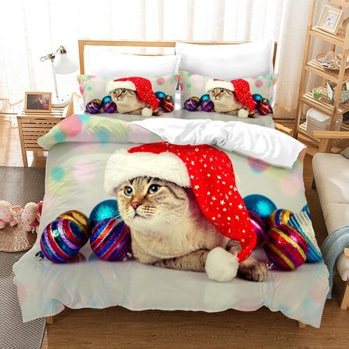 Christmas cat hat ball - christmas,