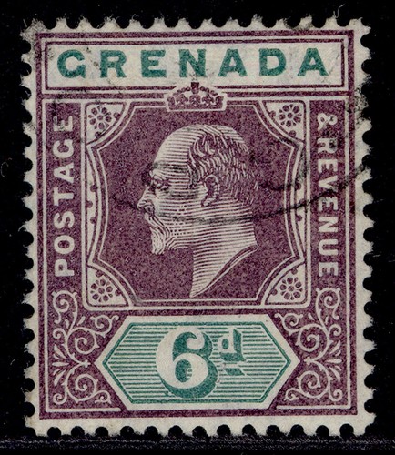 Grenada edvii sg72 purple - grenada,