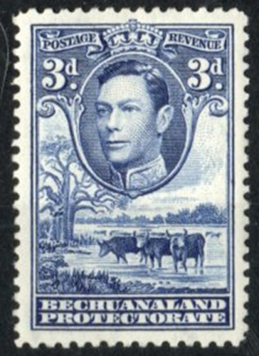 Kgv1 bechuanaland 122 3d - kgv1,