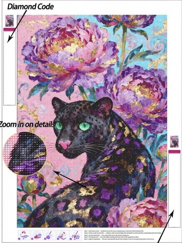 Black panther big - black, cat